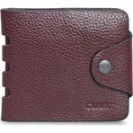 Guard Bordo Hakiki Deri Yatay Model Patlı Spor Erkek Cüzdan // GRD260225WT1079