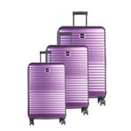 Guard GRD2403XW22548 Mürdüm Polikarbon Kırılmaz 3'lü Seyahat Valizi Set