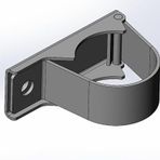 Guardbuck Çelik Spot Işık Aparatı, 3'lü Set - Guardbuck Steel Spotlight Bracket, 3-Pack (SİYAH, Ø73 MM)