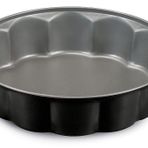 Guardini 05526HE Happy Hour, Kek Kalıbı, Çiçek, 26 cm, Yapışmaz Kaplamalı Çelik, Renk: Siyah/Gri, Paslanmaz Çelik