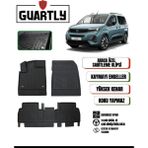 Guartly Opel Combo 2019 ve Sonrası Uyumlu Araca Özel Premium 4D Havuzlu Oto Paspas Takımı - Siyah