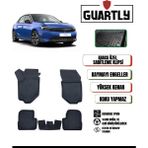 Guartly Opel Corsa F 2019 ve Sonrası Uyumlu Araca Özel Premium 4d Havuzlu Oto Paspas Takımı - Siyah