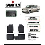 Guartly Renault Symbol 1999-2007 Arası Uyumlu Araca Özel Premium 4d Havuzlu Oto Paspas Takımı - Siyah