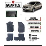 Guartly Renault Symbol 2013 ve Sonrası Uyumlu Araca Özel Pemium 4d Havuzlu Oto Paspas Takımı - Siyah