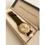 Gub Glashütte 10539 Altın Kaplama Vintage Kurmalı Kol Saati 36mm
