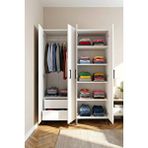 Gubimo 110-gardırop 4 Kapılı,4 Raflı,2 Çekmeceli Elbise Dolabı /beyaz