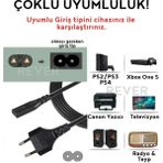 Güç Kablosu Ps2/ps3/ps4/xbox One S/radyo/tv Uyumlu Power Elektrik Kablosu