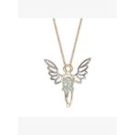 Güç Meleği Mavi Topaz Altın Kolye (Sandalfon)