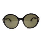 Gucci 0023S 001 55 Siyah Oval Çerçeve Erkek Güneş Gözlüğü