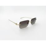 Guccı 1703S 005 55 Unisex Güneş Gözlüğü - Altın