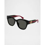 Gucci 1866SK 001 56-19 Kadın Siyah Güneş Gözlüğü