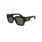 Gucci GG 1663S 002 52 Siyah Kare Kırçıllı Kemik Kadın Güneş Gözlüğü