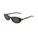 Gucci GG 1680S 001 52 Kadın Cat Eye Siyah Kemik Güneş Gözlüğü