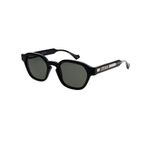 Gucci GG 1730S 001 50 Siyah Oval Kemik Erkek Güneş Gözlüğü