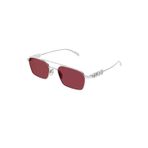 Gucci GG 1804S 004 54 Erkek Dikdörtgen Gri Metal Güneş Gözlüğü