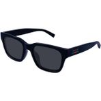 Gucci GG 1857S 004 55 Erkek Kare Siyah Kemik Güneş Gözlüğü