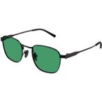 Gucci GG 1876S 004 50 Kare Siyah Metal Unisex Güneş Gözlüğü