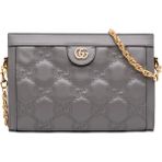 Gucci Gg Marmont Matelasse Deri Ophidia Zincirli Çanta - Gri