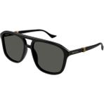 Gucci GG1494S 001 57 Siyah Erkek Güneş Gözlüğü