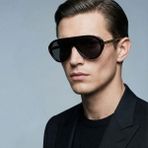 Gucci GG1515S 001 61-13 Unisex Füme Mat Camlı Siyah Asetat Geometrik Güneş Gözlüğü - Renk
