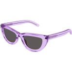 Gucci GG1521S 004 51-20 Kadın Füme Mat Camlı Mor Asetat Cat Eye Güneş Gözlüğü
