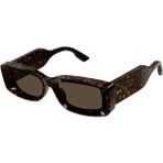 Gucci GG1528S 002 53 Unisex Güneş Gözlüğü - Kahverengi