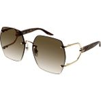 Gucci GG1562S 002 Güneş Gözlüğü - Kahverengi