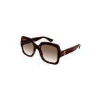 Gucci Güneş Gözlüğü GG 1337S, M, GG 1337S, Kahverengi, kadın