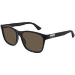Gucci güneş gözlüğü GG0746S 002 erkek güneş gözlüğü renk siyah-kahverengi lens boyutu 57 mm