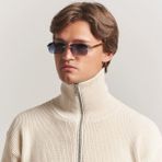 Gucci Güneş Gözlüğü GG1221S 007 56-16 / Unisex Güneş Gözlüğü - Mavi