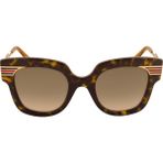 Gucci Güneş Gözlüğü Guc-Sgg 0281-S 002 50 - Kahverengi - Sarı