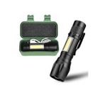 Güçlü 3000 Lumen 5W Cob LED USB Şarjlı El Feneri Avcılık,kamp Feneri Deprem Çantalık Fener