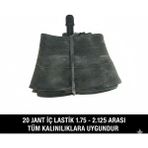 Güçlü Bisiklet Motosiklet 20 Jant Iç Lastik - 20X1.75 / 2.125 Uyumlu - (Oto Valf) Kalın Sibop Bisiklet Iç Lastiği