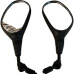 Güçlü Bisiklet Motosiklet Motosiklet Ayna Takımı 8 mm Cub Scooter CG Motor Aynası
