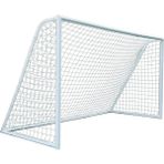 Güçlü File - 3 Metre Futbol Kale Filesi Ağı - 2.5mm - 1 Çift - Gri