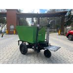 Güçlü Yüksek Kaliteliyerli Üretim 500KG Yüktaşıma Kapasiteli Elektrikli El Arabası - Turuncu