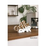 GÜÇLÜKOL Coffee Bar Yazısı Dekoratif Masa Üstü Aksesuar – Kahve Köşesi Dekoru