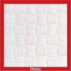 Güçpor Hasır Model Tavan/Duvar Kaplama 10 Adet 50cm X 50cm Strafor Köpük Özellikli
