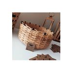 gudelidekor Hasır Bambu Rattan Ekmeklik Organizer 22x10 Cm Sepet