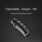 Gudli 8X25 Mini Monoküler Dürbün Bk7 Prizma, Hd Görüntü, Su Geçirmez