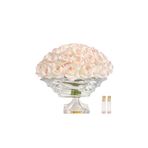 Guerlie and co. Krem Pembe 49 Tomurcuk Gül Kristal Cam