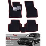 Guerrino Bmw 5 Serisi F10 Sedan (2010-2017) Uyumlu Eva Paspas Tam Set–araca Özel,su Geçirmez - Siyah - Bordo