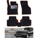 Guerrino Bmw 5 Serisi F10 Sedan (2010-2017) Uyumlu Eva Paspas Tam Set–araca Özel,su Geçirmez - Siyah - Kahverengi
