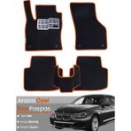 Guerrino Bmw 5 Serisi F10 Sedan (2010-2017) Uyumlu Eva Paspas Tam Set–araca Özel,su Geçirmez - Siyah - Turuncu