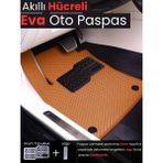 Guerrino Chevrolet Cruze (2008-2014) Uyumlu Eva Paspas Tam Set–araca Özel,su Geçirmez,kolay Montaj - Taba
