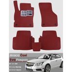 Guerrino Chevrolet Cruze Hatchback (2008-2014) Uyumlu Eva Paspas Tam Set–araca Özel,su Geçirmez - Bordo