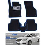 Guerrino Chevrolet Cruze Hatchback (2008-2014) Uyumlu Eva Paspas Tam Set–araca Özel,su Geçirmez - Siyah - Mavi