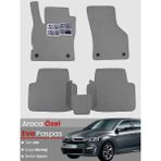 Guerrino Citroen C-Elysee (2008-2024) Uyumlu Eva Paspas Tam Set–araca Özel,su Geçirmez,kolay Montaj - Gri