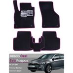 Guerrino Citroen C-Elysee (2008-2024) Uyumlu Eva Paspas Tam Set–araca Özel,su Geçirmez,kolay Montaj - Siyah - Pembe