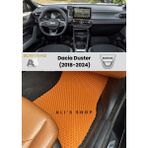 GUERRINO Dacia-Duster Için 2018-2024 Arası Araca Özel Yeni Nesil Eva Mat Oto Paspas Havuzlu Araba Paspası - Siyah